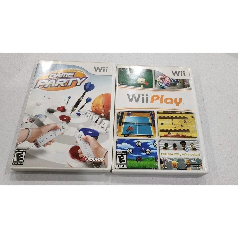 Wii Game Party 2007, Wii Play 2007 2 PIECE LOT.